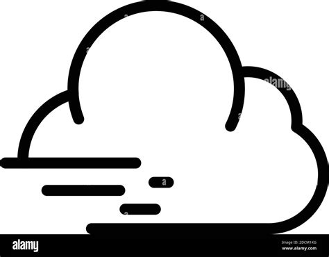 Internet Cloud Icon Outline Internet Cloud Vector Icon For Web Design