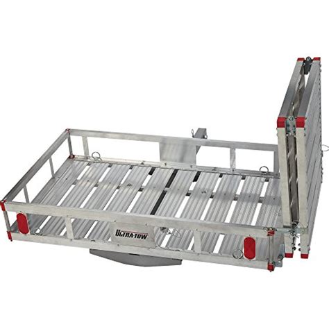 Ultra Tow Aluminum Folding Cargo Carrier With Ramp 500 Lb Capacity