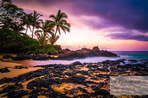 Maui Wall Art Makena Cove Secret Beach Sunrise Kihei Wailea Etsy
