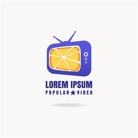 Premium Vector Media Vector Television Logo Design