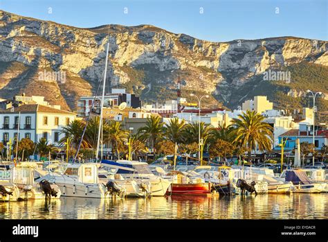 Alicante Costa Blanca” Denia Spain Harbour Stock Photo Alamy