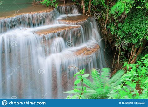 Huai Mae Kamin Waterfall Srinakarin At Kanchanaburi In Thailandonsen