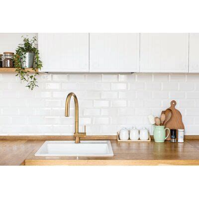 Get free shipping on qualified brushed gold kitchen faucets or buy online pick up in store today in the kitchen department. Riobel Azure Pull-Down Kitchen Faucet Finish: Brushed Gold ...