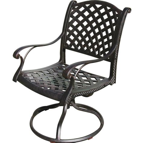 Aluminum Patio Set Swivel Rocker Chairs