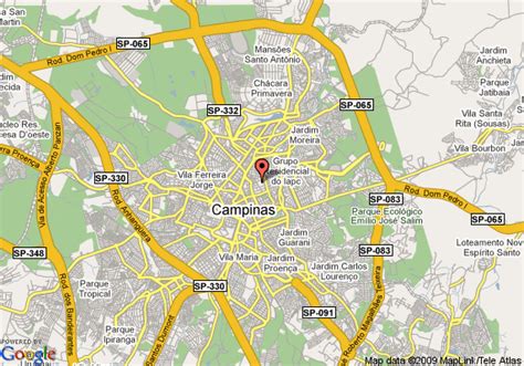 Campinas Map And Campinas Satellite Image