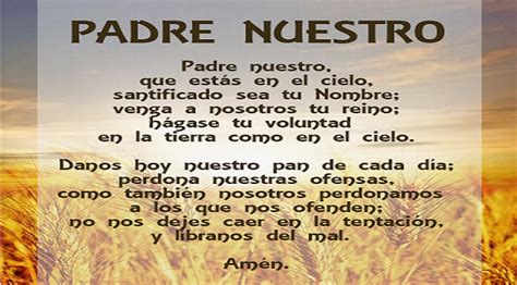 Introducir 70 Images Letra De La Oracion Del Padre Nuestro En Español