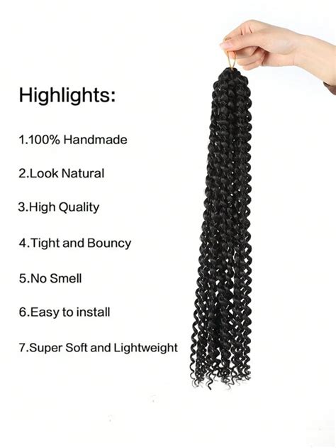 Gorgeous 18 Inch Natural Black Curly Hair Ponytail Extensions