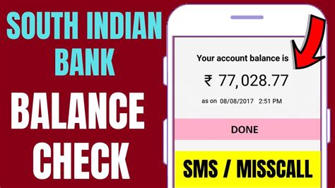Selepas itu, pilih menu my account > account summary. South Indian Bank Balance Check | How to Check South ...