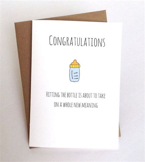 Congratulate parents on their new addition to the family with the perfect free baby shower card template you can customize from our collection. funny new baby card for new parents baby by ...