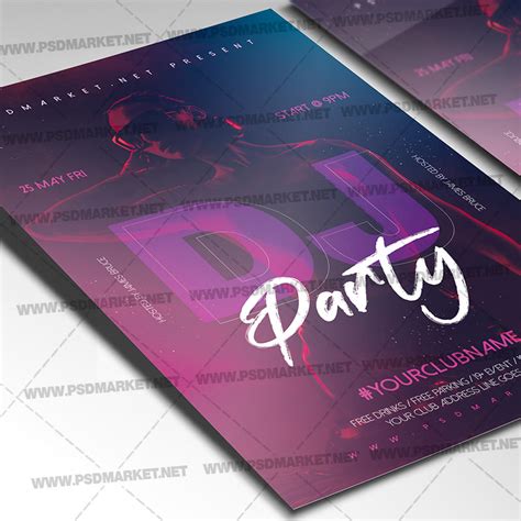 Download Dj Party Template Flyer Psd Psdmarket