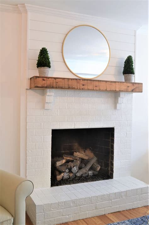 25 Beautiful Diy Brick Fireplace Makeovers Lovely Etc