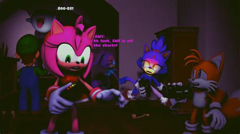 Sfm Amy And Blaze Looking For Ghosts By Muffywithsunglasses On Deviantart