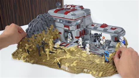 I Made A Timelapse Of My Latest Lego Star Wars MOC Clone Base On Ryloth Legostarwars Lego