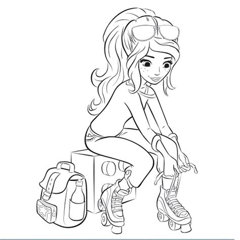 Lego Friends Coloring Pages Printable Coloring Pages For Girls