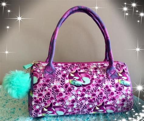 The Layla Bag Pattern From Cool Cat Creations Made Using Tula Pink