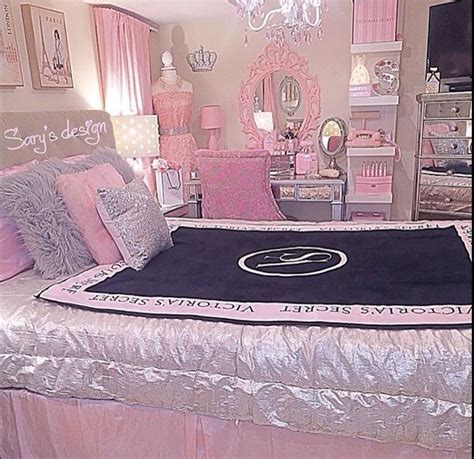 Pink Parisian Girly Bedroom Girly Bedroom Girly Room Decor Girly Room
