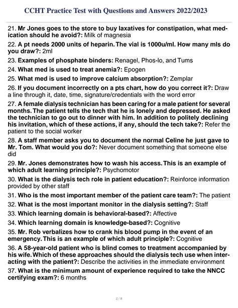 Solution Ccht Practice Test With Questions And Answers 2022 2023