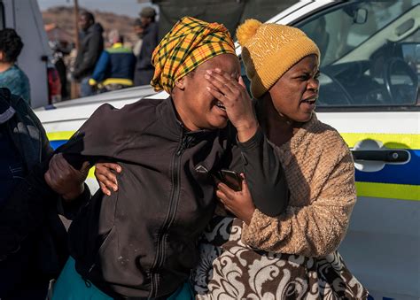 at the very least 19 useless in pair of mass shootings in south africa police verify online