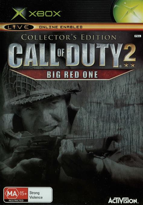 Call Of Duty 2 Big Red One Collectors Edition 2005 Xbox Box Cover