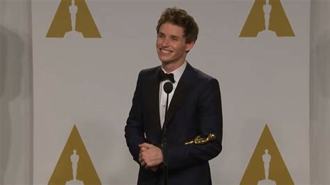 Eddie Redmayne On Best Actor Win For The Theory Of Everything In Oscars Press Room Youtube