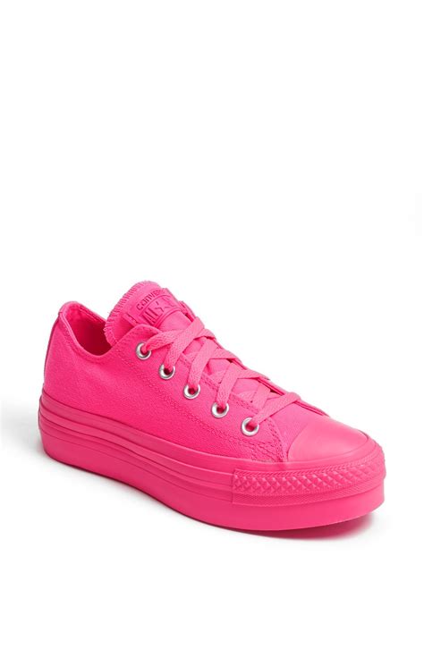Converse Chuck Taylor All Star Platform Sneaker In Pink Knockout Pink
