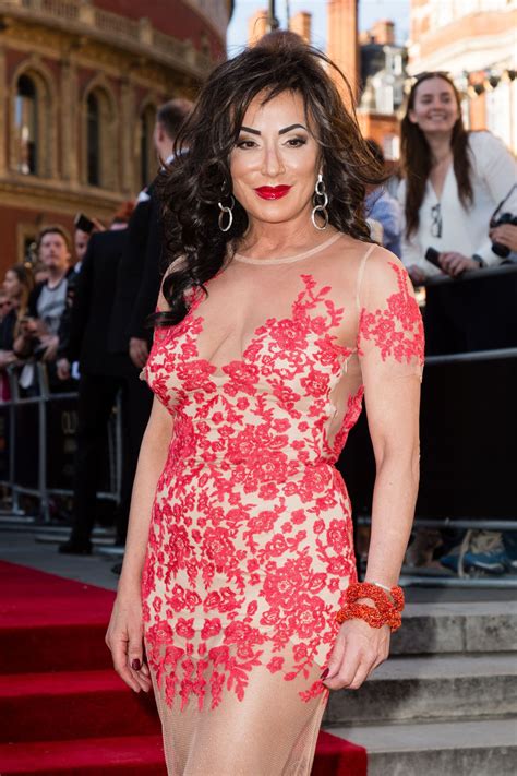 Nancy Dell Olio On Red Carpet Olivier Awards In London Celebmafia