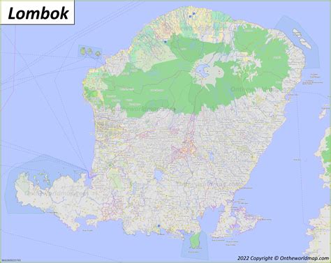Lombok Map Indonesia Maps Of Lombok Island
