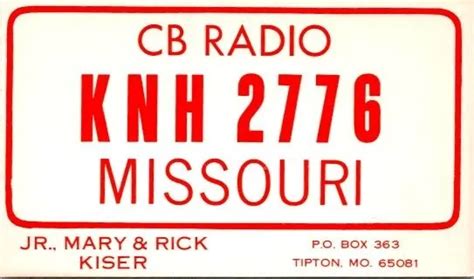 Vintage Qsl Ham Cb Amateur Radio Random Missouri Lot Of 4 Cb459 1499 Picclick