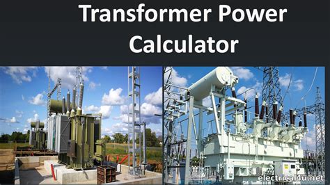 Transformer Power Conversion Calculator W Kw Mw Electrical4u