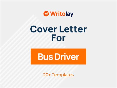 Bus Driver Cover Letter Examples 6 Templates Writolay