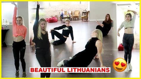 Beautiful Lithuanians Sexy Dance Practice Behind The Scenes It