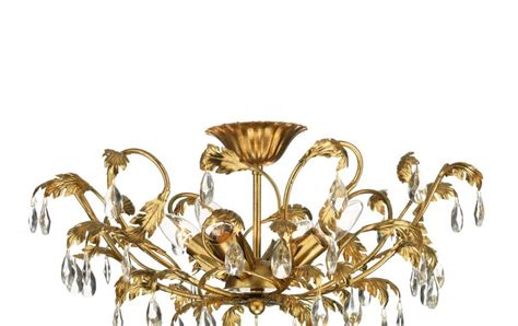 Charleston Traditional Antique Gold Chandelier For Low Ceilings Epecnosa