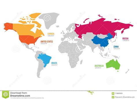 World Map Vector Illustration Infographics With
