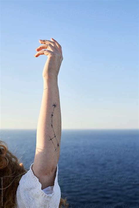 Ursa Minor Tattoo On Female Arm Del Colaborador De Stocksy Ivan