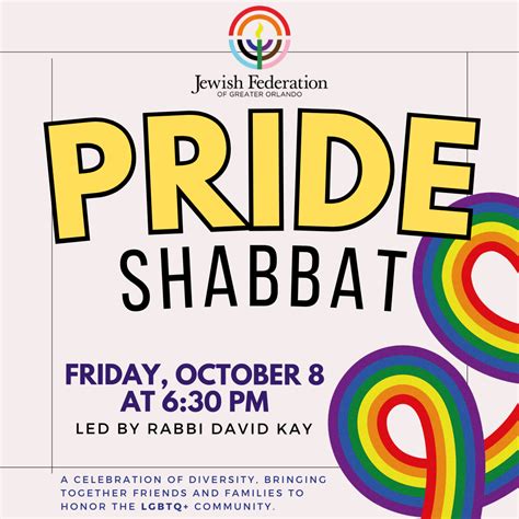 Pride Shabbat Shalom Orlando