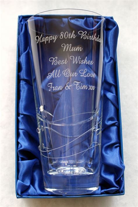 Engraved Crystal Vase Personalized Wedding Anniversary T Alcohol Ts Personalized Wedding