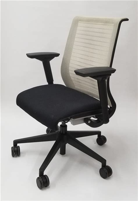 The steelcase think chair features an integrated liveback system that moves and adjusts with your body. Steelcase Think Chair Mesh Back Fully Adjustable Model White
