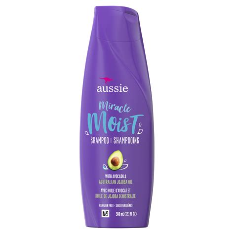 Aussie Miracle Moist Shampoo With Avocado Paraben Free 121 Fl Oz