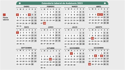 Calendario 2023 Con Festivos En Andalucia Imagesee