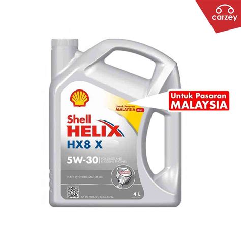 Explore shell's range of engine oils and lubricants for cars, motorcycles, trucks and more. Shell Helix HX8 X Engine Oil Fully Synthetic 5W30 [4 ...