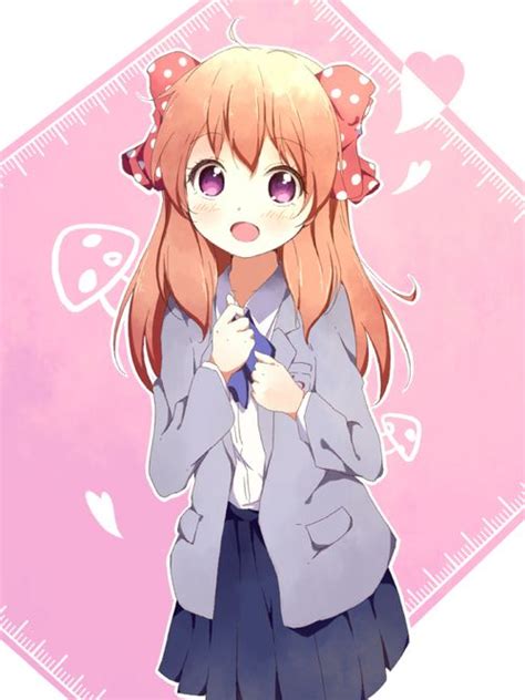 Kawaii Cute Anime Girl With Orange Hair Anime Wallpaper Hd