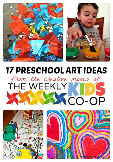 17 Creative Preschool Art Ideas From The Weekly Kids Co Op At B