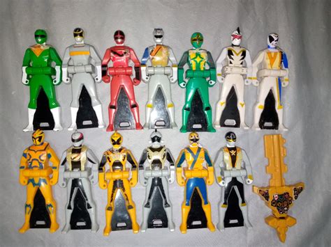 Sentai Sixth Rangers Ranger Keys 14 Pieces Set Gokaiger Power Rangers