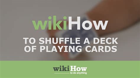 * a deck of cards * fanning powder. How to Shuffle a Deck of Playing Cards - YouTube