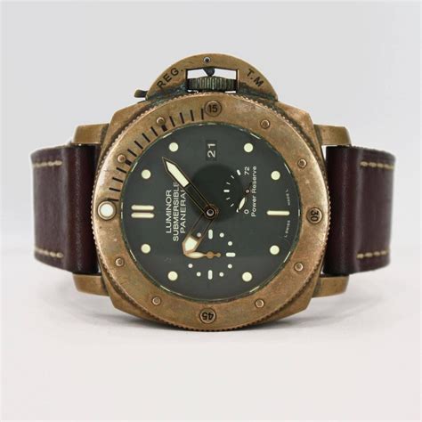 Panerai Bronze Luminor Bronzo Submersible 3 Day Reserve Automatic