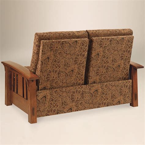 Mccoy Amish Loveseat Recliner In American Mission Style Cabinfield