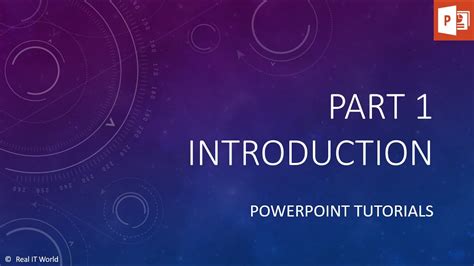 Part 1 Powerpoint Presentation Introduction Topics Powerpoint