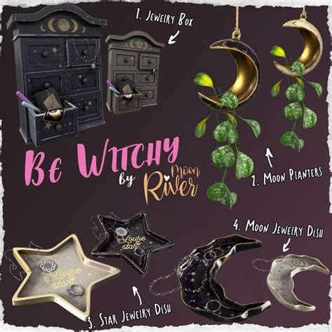 Be Witchy Set MoonRiver Sims 4 Sims 4 Game Mods Sims 4 Game