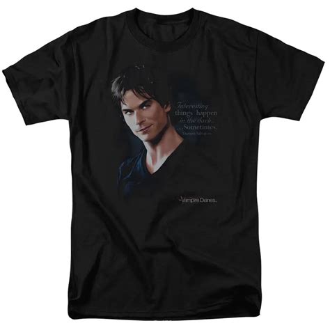 Vampire Diaries Damon Salvatore Sometimes Licensed Adult T Shirt All