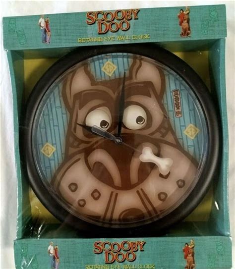 Scooby Doo Rotating Eye Wall Clock 2002 Movie Clocks And Watches Clocks